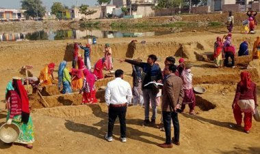 नगर परिषद और नगर विकास न्यास की टीम ने किया निरिक्षण 