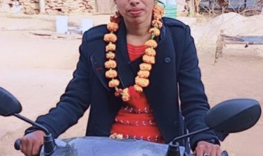 छात्रा मनीषा   मेधावी छात्रा स्कूटी योजना में सम्मानित