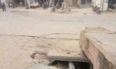 बस स्टैंड के पास बने नाले का रैंम्प फिर से बनवाने की मांग