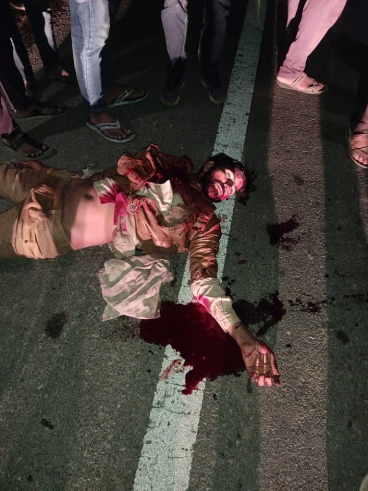 भीम गुलाबपुरा नेशनल हाईवे पर बामणी चौराहे के पास एक्सीडेंट से एक युवक की मौत हो गई शव का पोस्टमार्टम करवा शव परिजनों को सुपुर्द किया