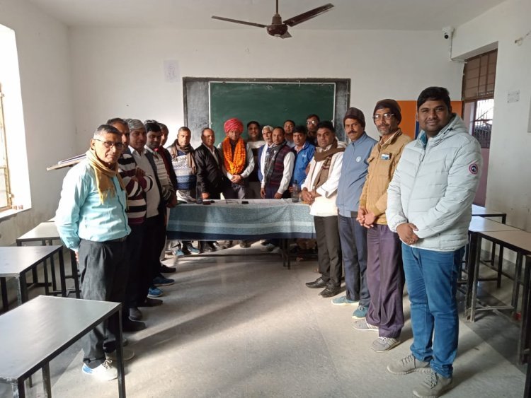 जयराम गुर्जर को दुबारा बनाया निजी शिक्षण संघ पाटन का अध्यक्ष