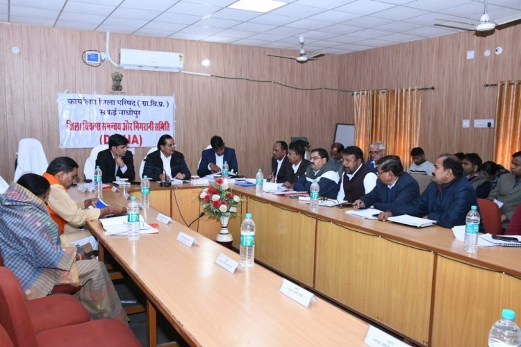 जिला विकास समन्वय एवं निगरानी समिति की बैठक में सांसद ने 