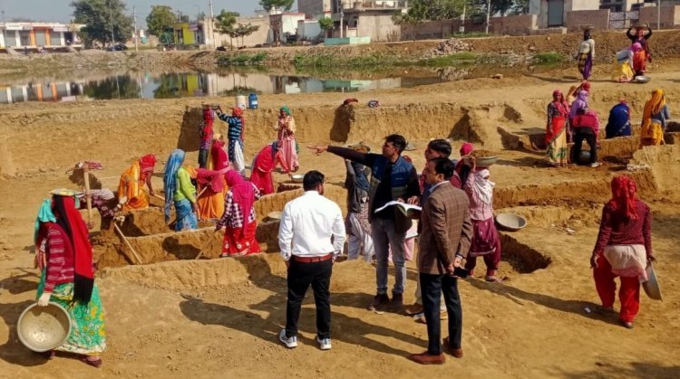 नगर परिषद और नगर विकास न्यास की टीम ने किया निरिक्षण