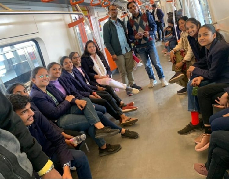 मॉडल स्कूल पोटलां के विद्यार्थियों ने किया अंतर राज्य शैक्षिक भ्रमण