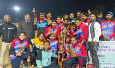 एसपीएल-3 क्रिकेट प्रतियोगिता मे शाहपुरा नाईट राइडर्स चैंपियन