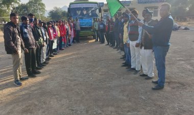 स्थानीय संघ विराटनगर से राष्ट्रीय जंबूरी के लिए 6 दल हुए रवाना