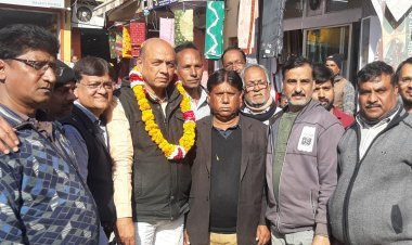 ब्लॉक अध्यक्ष बनने पर प्रदीप तोदी का हुआ स्वागत 