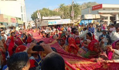 अरावली के पहाड़ों में गूंजे माँ शाकंभरी के जय जयकार के नारे...