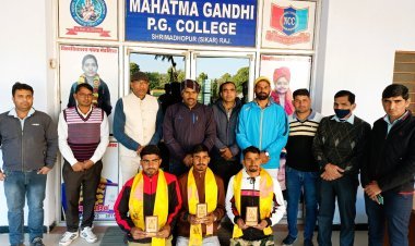 विश्वविद्यालय हॉकी (पुरुष वर्ग) टीम में तीन का चयन 