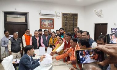 गंगापुर में गोकसी की घटना के विरोध में सम्पूर्ण सवाई माधोपुर बंद के बाद भाजपा कार्यकर्त्ताओ ने जिला कलेक्टर को दिया ज्ञापन