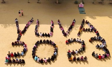 स्वामी विवेकानंद जयंती पर विधार्थियो ने सजाई "युवा 2023" थीम 