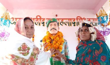 देश के लिए प्राण न्योछावर करने वाले जवान देश की शान,सैनिक की मूर्ति का हुआ अनावरण