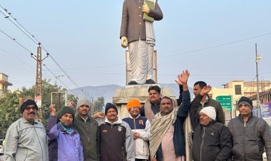 श्रमदान कर दिया राष्ट्रभक्ति एंव सेवा का संदेश