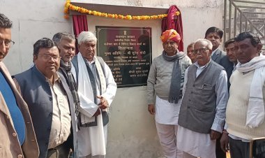 विधायक मोदी बालेश्वर धाम में विभिन्न विकास कार्यो व 2 सड़कों का किया शिलान्यास