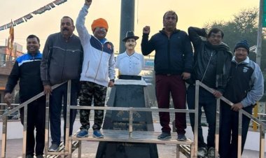 ब्रजभूमि कल्याण परिषद ने, भगत सिंह सर्किल पर श्रमदान कर दिया राष्ट्रभक्ति एंव सेवा का दिया संदेश