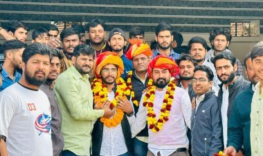  अध्यक्ष पद के दावेदार मधुकर मीणा का हुआ स्वागत