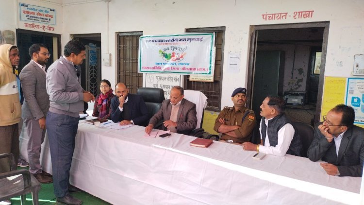 संभागीय आयुक्त बीएल मेहरा ने ग्रामीणों की सुनी समस्याएं !