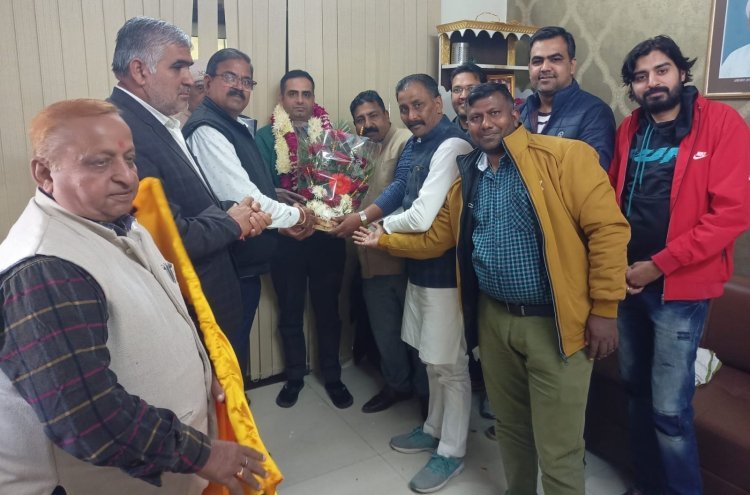 पंजाबी महासंघ के जिलाध्यक्ष का किया अभिनंदन