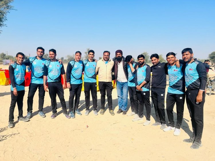 जिला स्तरीय पारीक प्रीमियर लीग प्रथम क्रिकेट प्रतियोगिता के चौथे दिन खिलाड़ियों ने जीत के लिए दिखाया दमखम