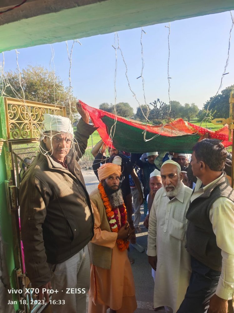 अकीदत के साथ मनाया गया गुलाब शाह बाबा का उर्स, पेश की चादर