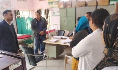 ब्लॉक अधिकारियों ने सरकारी स्कूलों का किया निरीक्षण