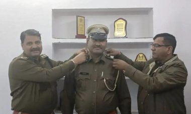 एचसी ओमप्रकाश को डीएसपी शेखावत ने लगाया स्टार