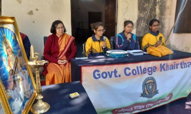 खैरथल महाविद्यालय में हुआ स्ट्रेस मैनेजमेंट कार्यशाला का आयोजन, हरिद्वार से आई टीम