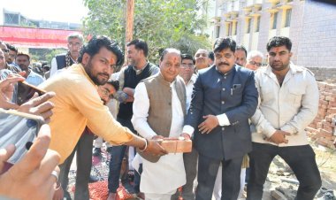 मालू परिवार द्वारा रोडवेज डिपो में बनाया जाएगा विश्राम भवन, विधायक शर्मा ने किया शिलान्यास