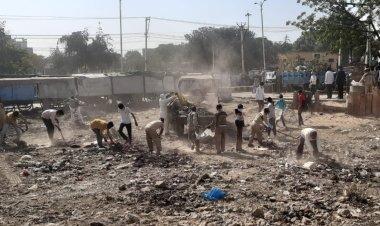 डेरा सच्चा सौदा के सेवादारों ने की साफ-सफाई, स्वच्छ भारत का दिया संदेश