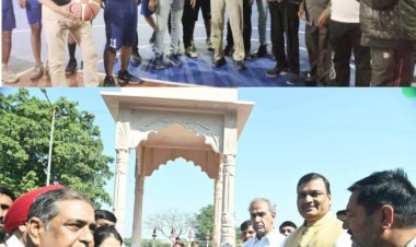 पालिका कोष से निर्मित विकास कार्यो का विधायक ने किया लोकार्पण । स्वच्छता ओर व्यवस्था मे जनता करे सहयोग-विधायक हरीश मीणा