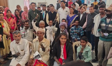 नि:शुल्क कृत्रिम हाथ वितरण शिविर सम्पन्न