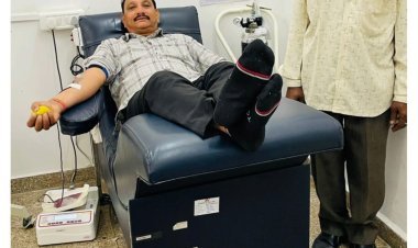 राजसमंद उपसभापति साहू व समाजसेवी सनाढ्य ने रक्तदान कर दिया, मरिज को जीवनदान