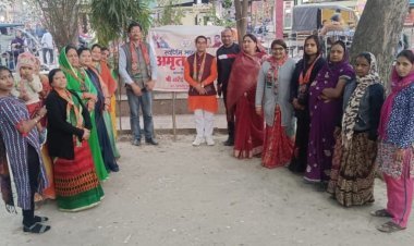 केंद्र सरकार द्वारा पारित जनकल्याणकारी बजट पर चर्चा कर गोष्टी का किया आयोजन 