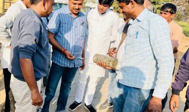 मंत्री जूली ने किया नवनिर्मित सडक का निरीक्षण 