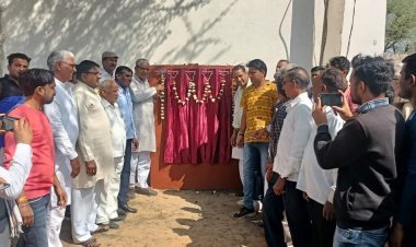 भूदोली से आगवाड़ी फाटक सड़क का किया शिलान्यास