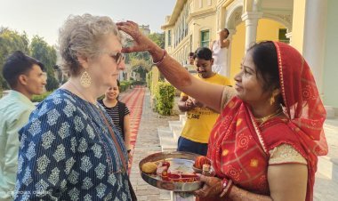 यूएसए में सर्विसमैन सुमित से हुई दुबई गर्ल ज्योति की शादी  "पौराणिक परम्परा को दिया नया कलेवर"