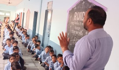 विद्यार्थियों ने जाना जल का मूल्य, जल है तो कल है का बताया महत्व