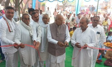 जकोपुर में नवीन क्रमोन्नत राजकीय उच्च माध्यमिक विद्यालय का विधायक ने किया लोकार्पण