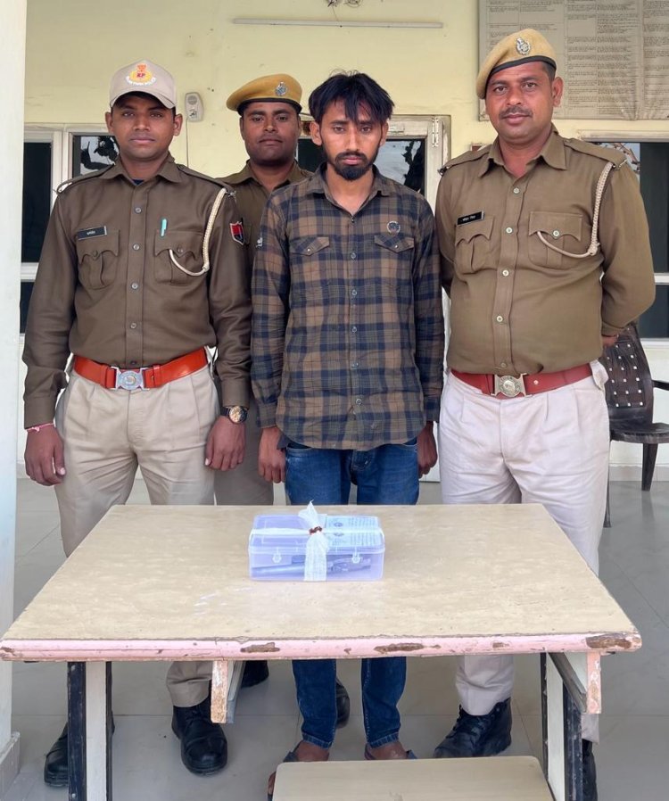 हत्या के प्रयास के मामले में अभियुक्त गिरफ्तार, देशी कट्टा  कारतूस भी बरामद