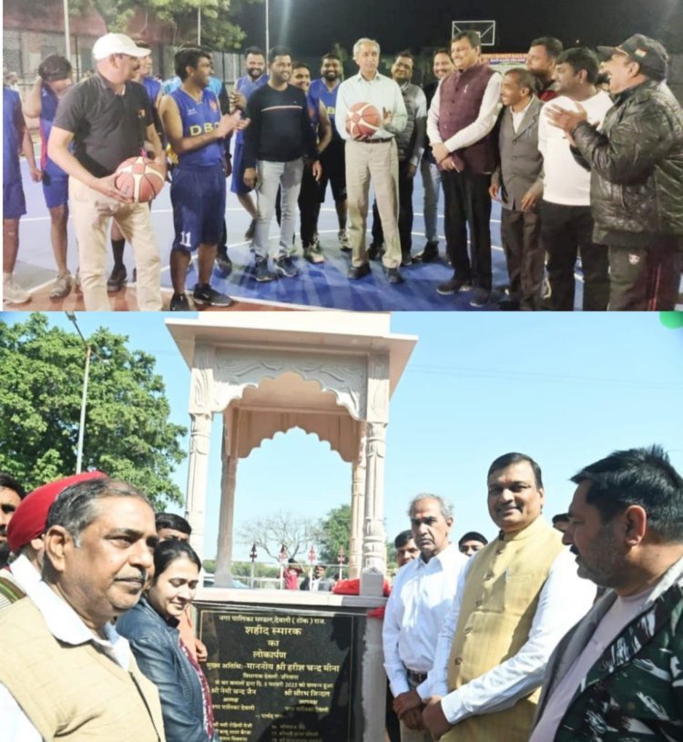 पालिका कोष से निर्मित विकास कार्यो का विधायक ने किया लोकार्पण । स्वच्छता ओर व्यवस्था मे जनता करे सहयोग-विधायक हरीश मीणा