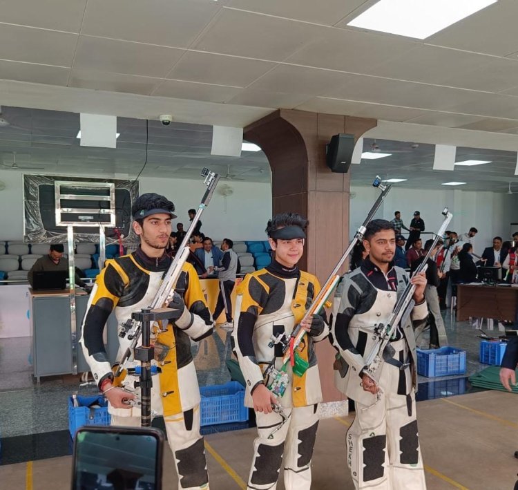 खेलो इंडिया यूथ गेम्स में 50 मीटर शूटिंग चैंपियनशिप में सिल्वर मेडल प्राप्त किया