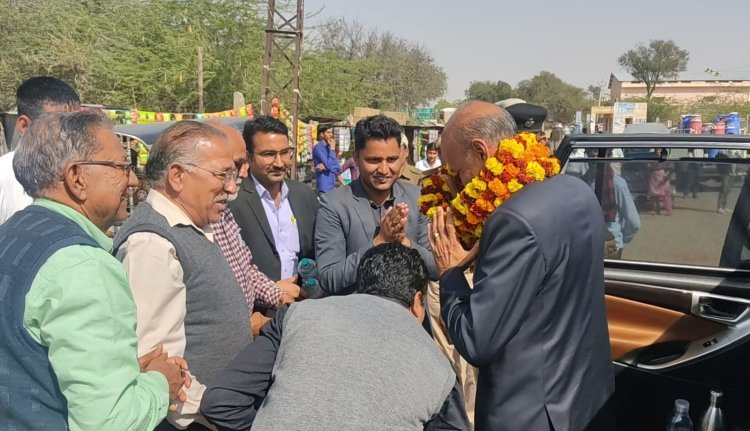 राजस्थान हाईकोर्ट के न्यायाधीश का अभिभाषक संघ ने किया स्वागत