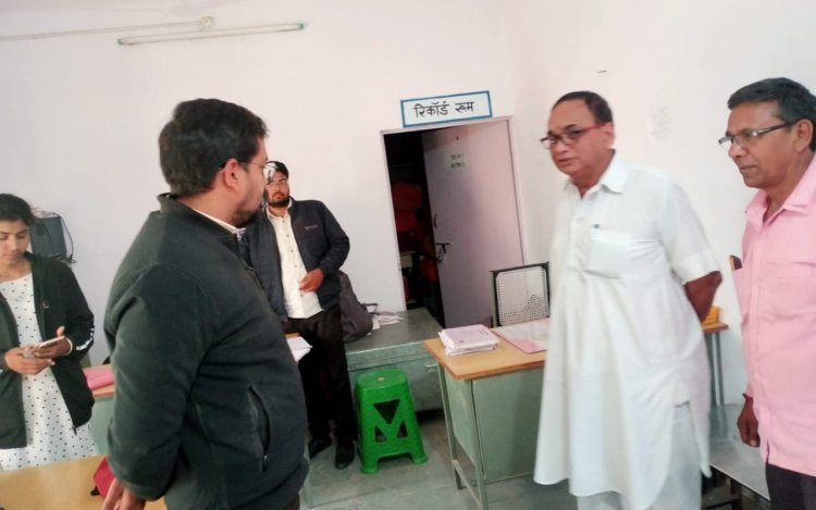 भानीपुरा तहसील कार्यालय का निरीक्षण कर दिए आवश्यक दिशा निर्देश