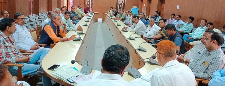 जिला बनाओ आंदोलन को लेकर बैठक 