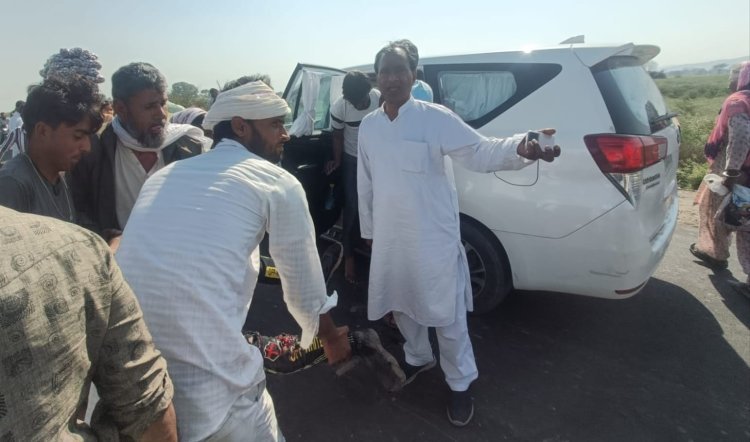 मेवात विकास बोर्ड के अध्यक्ष ने मानवीय संवेदना दिखाई
