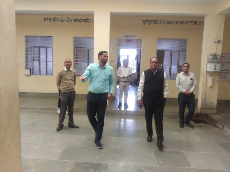 राजकीय सम्प्रेषण एवं किशोर गृह का निरीक्षण कर व्यवस्थाओं का लिया जायजा