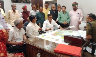 भूमाफिया के खिलाफ कार्यवाही करने की मांग 