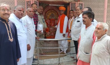 पंडित भवानी सहाय स्मारक प्रतिमा को भव्य रूप देने के लिए संकल्प दिवस मनाया