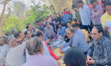 पेयजल समस्या समाधान शिविरों में 65 परिवेदनाओं का मौके पर ही किया निस्तारण 