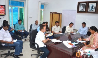 डॉ. कृष्णा पूनिया ने राजीव गांधी ग्रामीण व शहरी ओलम्पिक खेलों के आयोजन को लेकर अधिकारियों से मांगें सुझाव